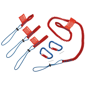 KNIPEX beveiligingsset 3 lussen en 2 haken (00 50 04 T BK)