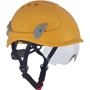 Cerva Alpinworker veiligheidshelm geventileerd met instelbare maat 53-66 cm - geel (0601012270999)