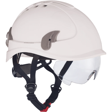 Cerva Alpinworker veiligheidshelm geventileerd met instelbare maat 53-66 cm - wit (0601012280999)