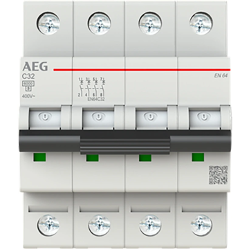 ABB Componenten krachtgroep 4-polig 32A C-kar (EN64C32)