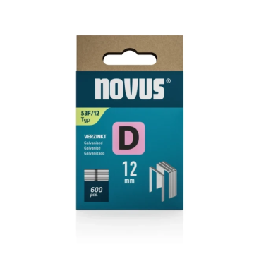 Novus niet met platte draad D 53Fx12mm 600 stuks (042-0791)