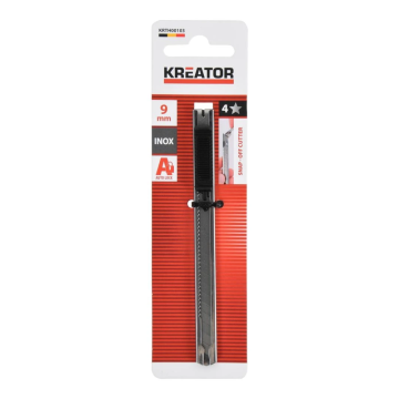 Kreator afbreekmes RVS 9mm met slot en autoretour (KRTH00103)