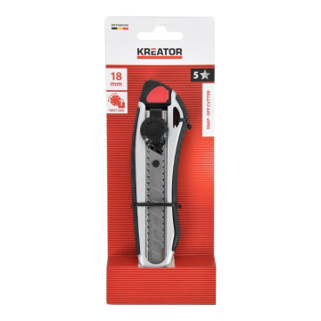 Kreator afbreekmes aluminium 18mm automatisch terugtrekken (KRTH00204)