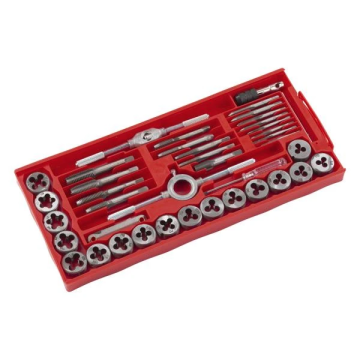 Kreator draadsnijset en tapset M3-M12 40-delig (KRTH01002)