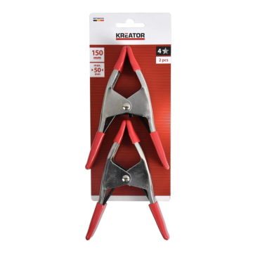Kreator metalen veerklemmen 170mm set van 2 stuks (KRTH40502)