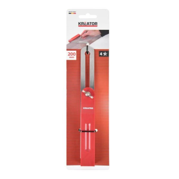 Kreator zweihaak basic 200mm schuine kant (KRTH73001)