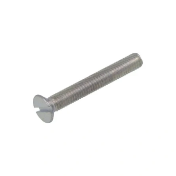 Hoenderdaal metaalschroef M3x20mm sleuf verzinkt platte kop DIN963 voldraad - 200 stuks (1601.01.13001)