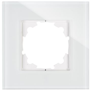 Kopp HK07 afdekraam glas 1-voudig wit