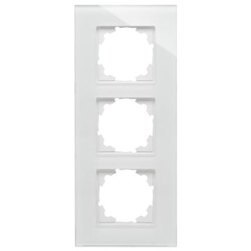 Kopp HK07 afdekraam glas 3-voudig wit