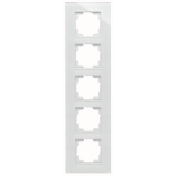 Kopp HK07 afdekraam glas 5-voudig wit