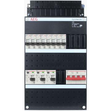 AEG groepenkast 8 groepen 3 fase 220x390 (BxH)