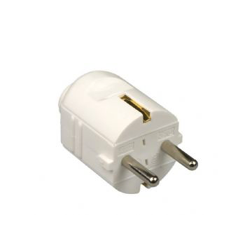 Klapstekker met randaarde wit