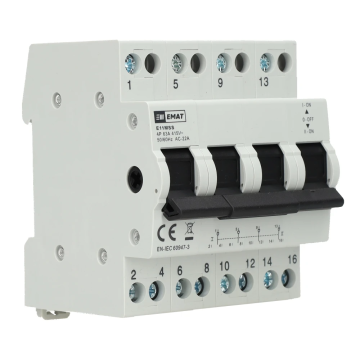 EMAT omschakelaar 4-polig 63A (85005024)