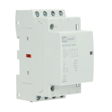 EMAT magneetschakelaar 230V 25A 4 maak en 0 verbreek (85010006)