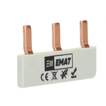 EMAT doorverbinder 3-voudig grijs (85220023)