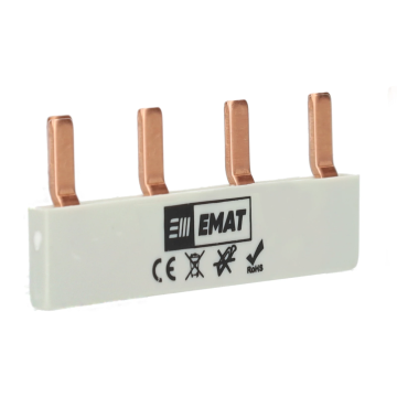 EMAT doorverbinder 4-voudig grijs (85220024)