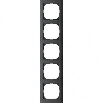 Schneider Electric M-Pure 5-voudig afdekraam - antraciet (MEG4050-3614)