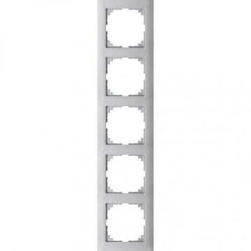 Schneider Electric M-Pure 5-voudig afdekraam - aluminium (MEG4050-3660)