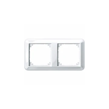 Merten atelier M afdekraam 2-voudig - polarwit glanzend (388219)