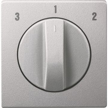 Schneider Electric systeem M centraalplaat voor ventilatorschakelaar - aluminium (MTN437160)