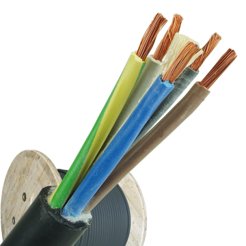 Neopreen kabel H07RN-F 5x1.5mm² per haspel 500 meter