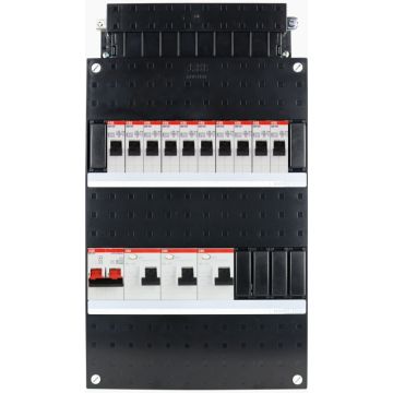 ABB-HAF groepenkast 10 groepen 1 fase 220x390 (BxH)