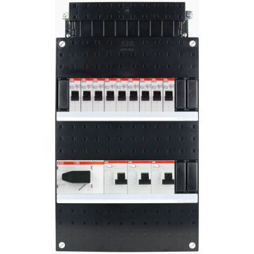 ABB-HAF groepenkast 9 groepen 3 fase 220x390 (BxH)