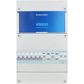 HAGER groepenkast 6 groepen 1 fase 220x365 (BxH)
