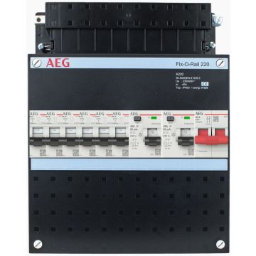 AEG groepenkast 6 groepen 1 fase 220x280 (BxH)