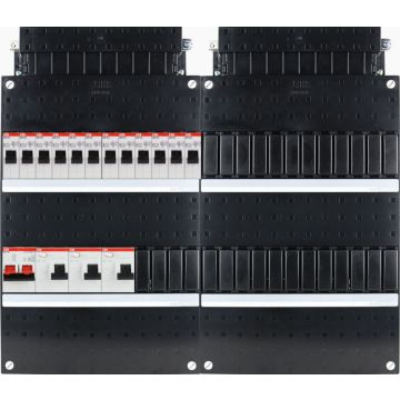 ABB-HAF groepenkast 12 groepen 1 fase 440x390 (BxH)