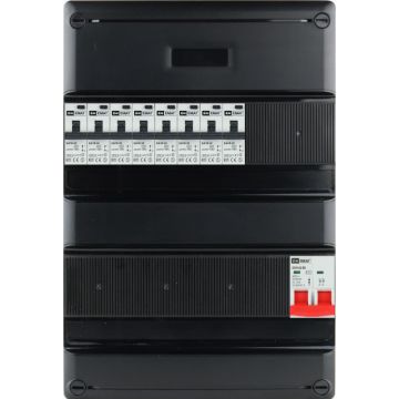 EMAT Eaton groepenkast 8 aardlekautomaten 1 fase 220x330 (BxH) 