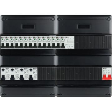 EMAT Eaton groepenkast 14 groepen + beltrafo 1 fase 440x330 (BxH) 