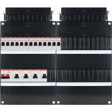 ABB-HAF groepenkast 13 groepen 1 fase 440x390 (BxH)