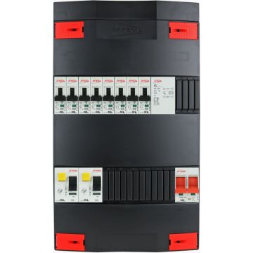 Attema groepenkast 8 groepen + beltrafo 1 fase 220x380 (BxH)
