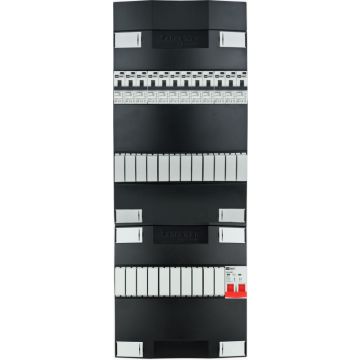 EMAT Schneider groepenkast 12 aardlekautomaten 1 fase 220x600 (BxH)