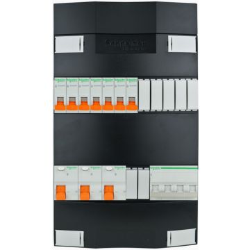 SCHNEIDER groepenkast 7 groepen 3 fase 220x380 (BxH) 