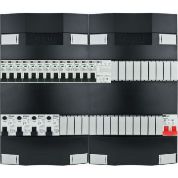 EMAT Schneider groepenkast 13 groepen + beltrafo 1 fase 440x380 (BxH) 