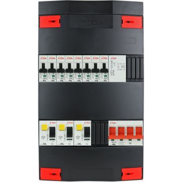 Attema groepenkast 8 groepen + beltrafo 3 fase 220x380 (BxH)