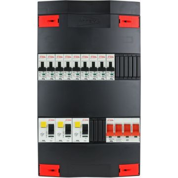 ATTEMA groepenkast 9 groepen 3 fase 220x390 (BxH)