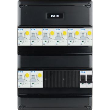 Eaton groepenkast 8 aardlekautomaten 1 fase 220x330 (BxH)