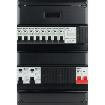 EMAT Eaton groepenkast 8 groepen + beltrafo 1 fase 220x330 (BxH)