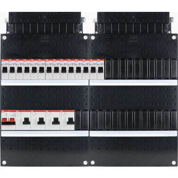 ABB-HAF groepenkast 14 groepen 1 fase 440x390 (BxH) 