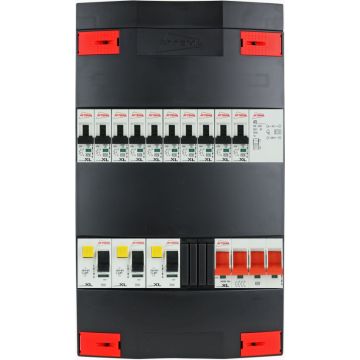 Attema groepenkast 10 groepen + beltrafo 3 fase 220x380 (BxH)