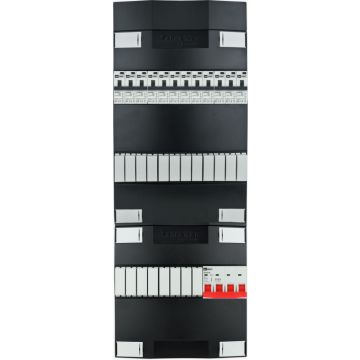 EMAT Schneider groepenkast 12 aardlekautomaten 3 fase 220x600 (BxH)