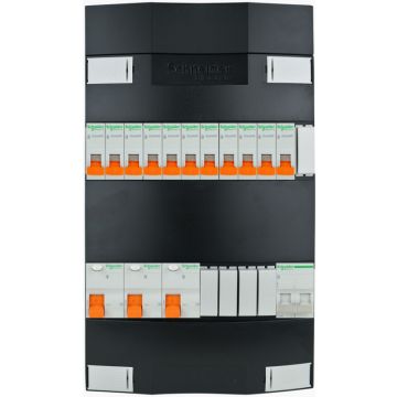 SCHNEIDER groepenkast 11 groepen 1 fase 220x380 (BxH) 