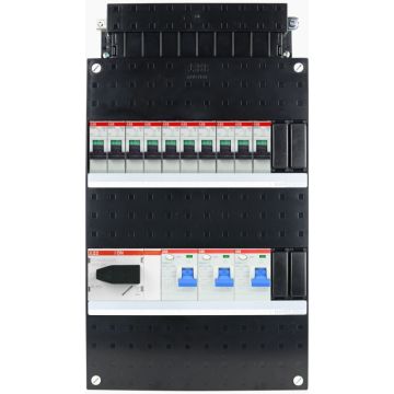 ABB SN201L groepenkast 10 groepen 3 fase 220x390 (BxH)