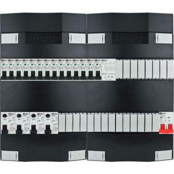 EMAT Schneider groepenkast 14 groepen + beltrafo 1 fase 440x380 (BxH)