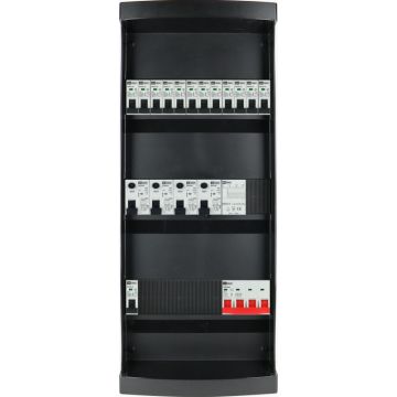 EMAT Eaton groepenkast 13 groepen + beltrafo 3 fase 220x550 (BxH) 