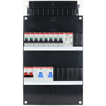 ABB SN201L groepenkast 8 groepen + beltrafo 1 fase 220x390 (BxH)