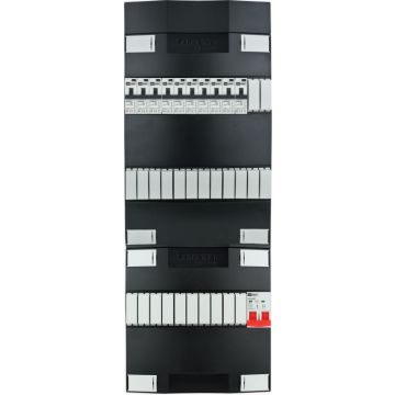 EMAT Schneider groepenkast 10 aardlekautomaten 1 fase 220x600 (BxH) 